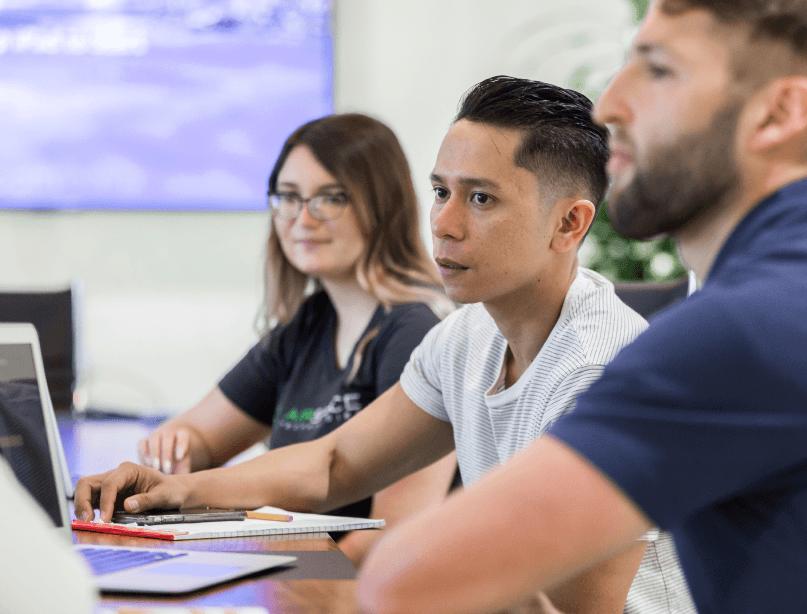 Airspace team collaborating